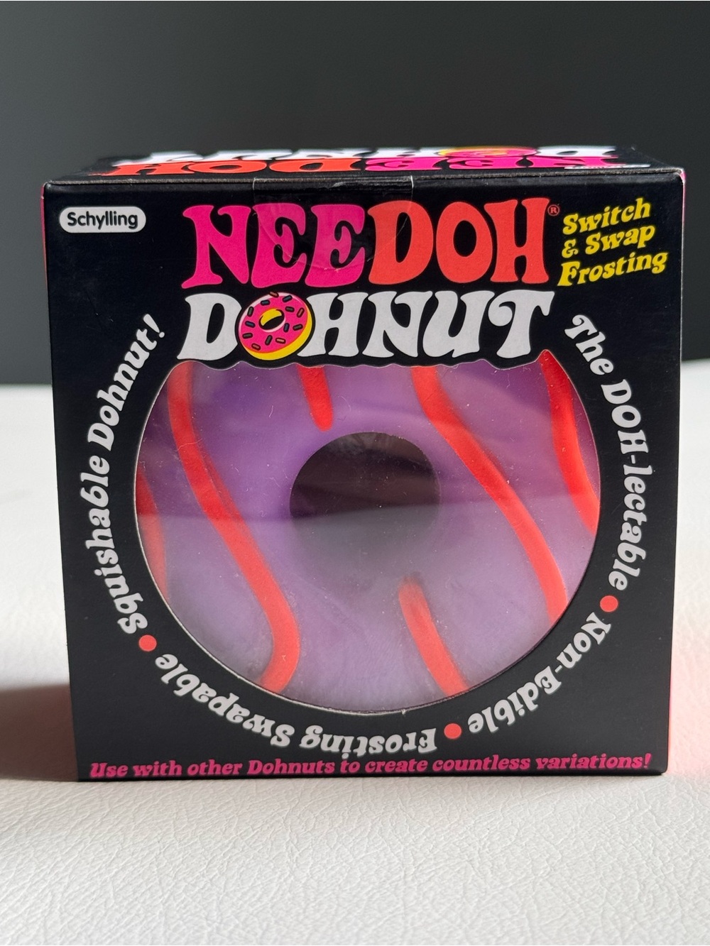 NeeDoh Dohnut RARE Authentic Squishy Fidget Doughnut Toy New SHIPS TODAY